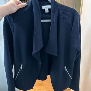 Calvin Klein Women's Navy Jacket/Blazer Size Medium